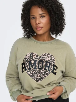 Hot CARLAUREN Sweatshirt Dame Sweatshirts
