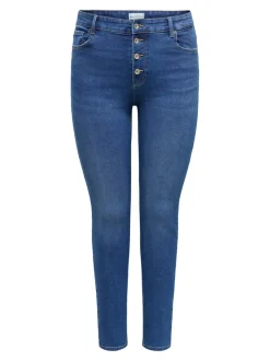Hot CARLOLA Mellemhøj talje Skinny fit Jeans Dame Jeans|Jeans