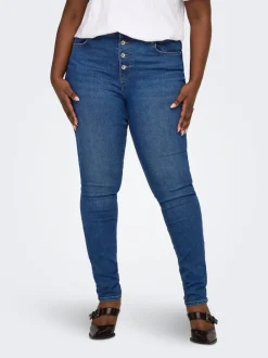 Hot CARLOLA Mellemhøj talje Skinny fit Jeans Dame Jeans|Jeans