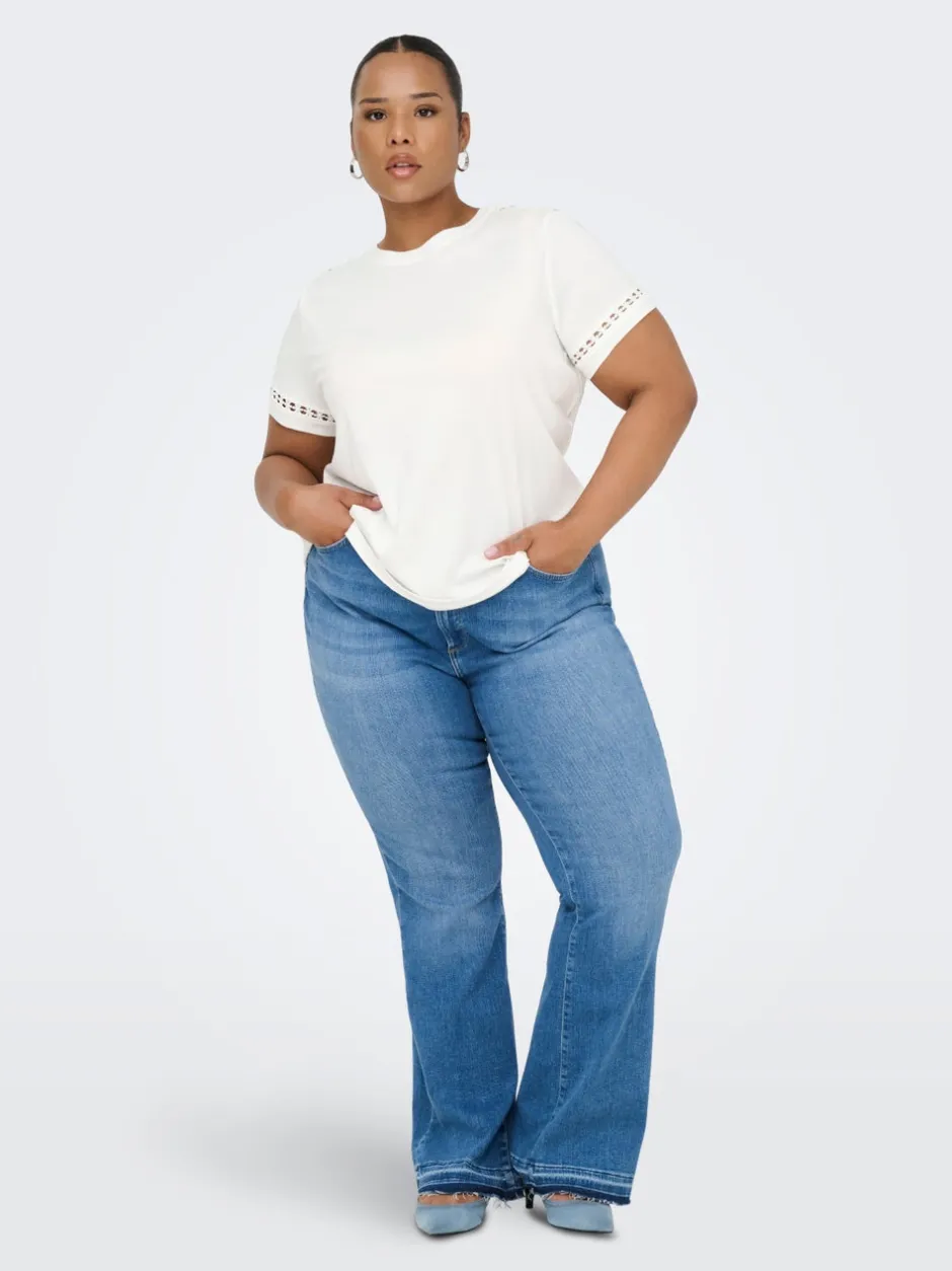 Hot CARLOTTE T-shirt Dame Toppe
