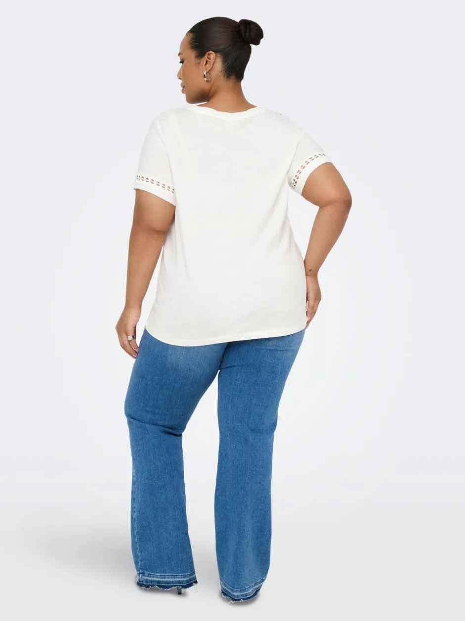 Hot CARLOTTE T-shirt Dame Toppe