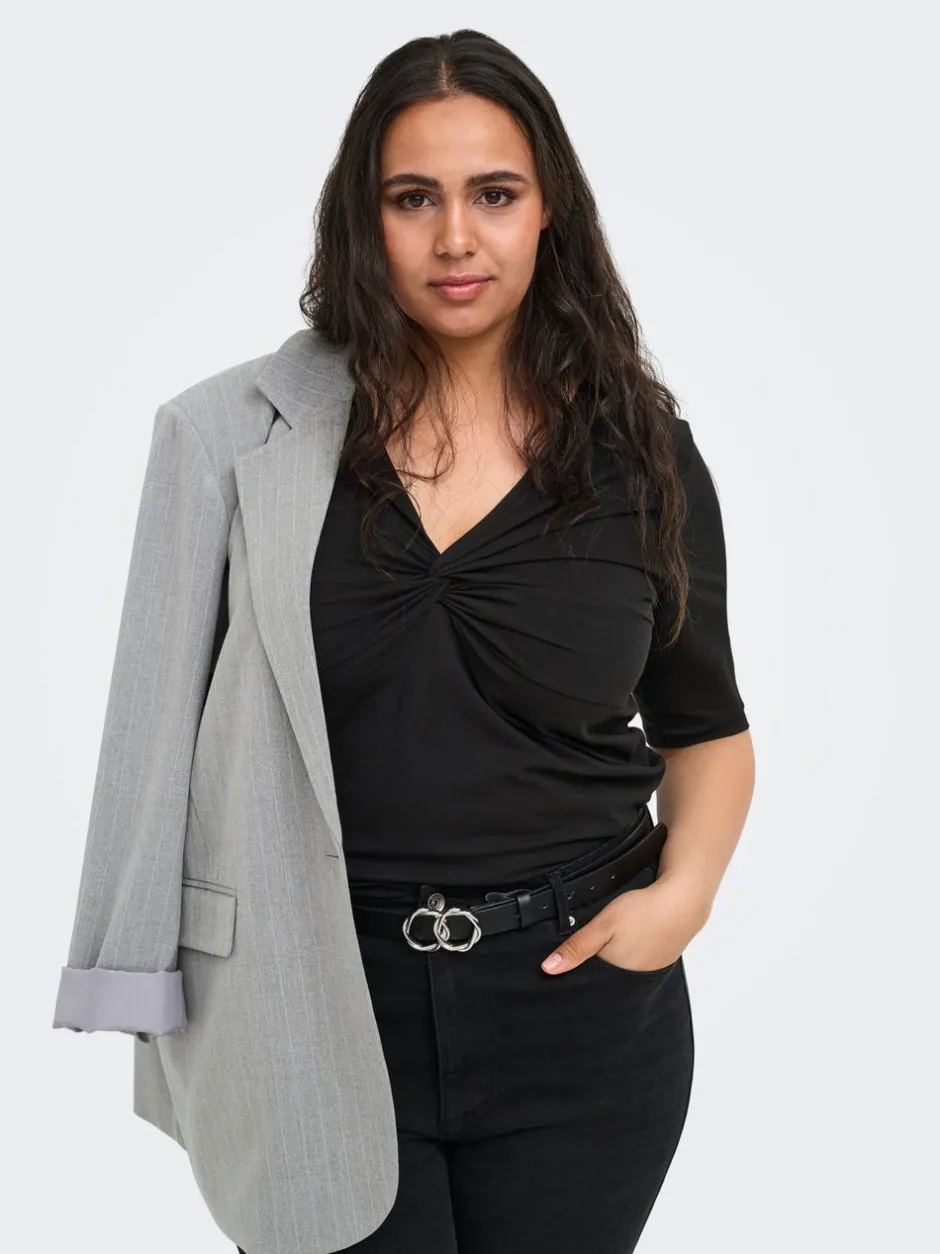 Clearance CARLOTUS Top Dame Toppe