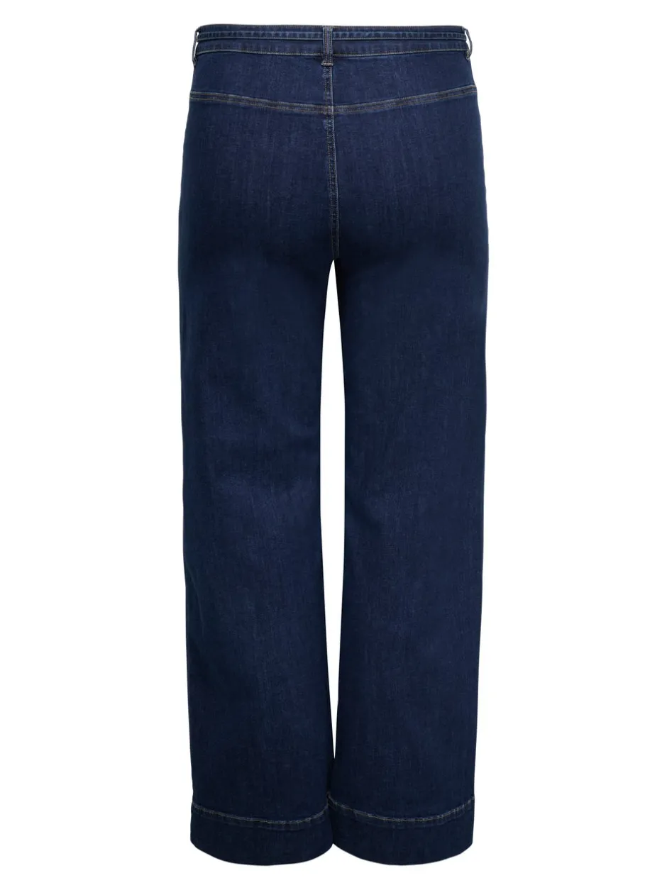 CARMADISON Høj talje Wide leg fit Jeans Dame Jeans|Jeans