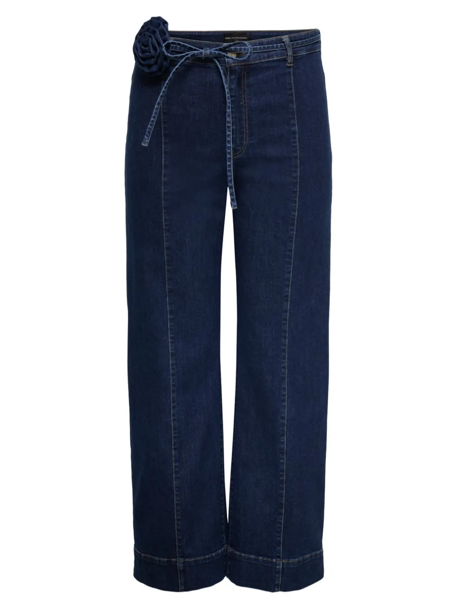 CARMADISON Høj talje Wide leg fit Jeans Dame Jeans|Jeans