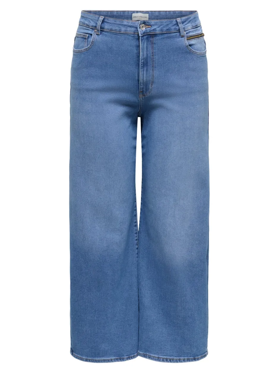 Best CARMADISON Høj talje Wide leg fit Jeans Dame Jeans|Jeans
