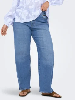 Best CARMADISON Høj talje Wide leg fit Jeans Dame Jeans|Jeans