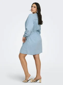 Outlet CARMETTA Midikjole Dame Kjoler|Double Denim