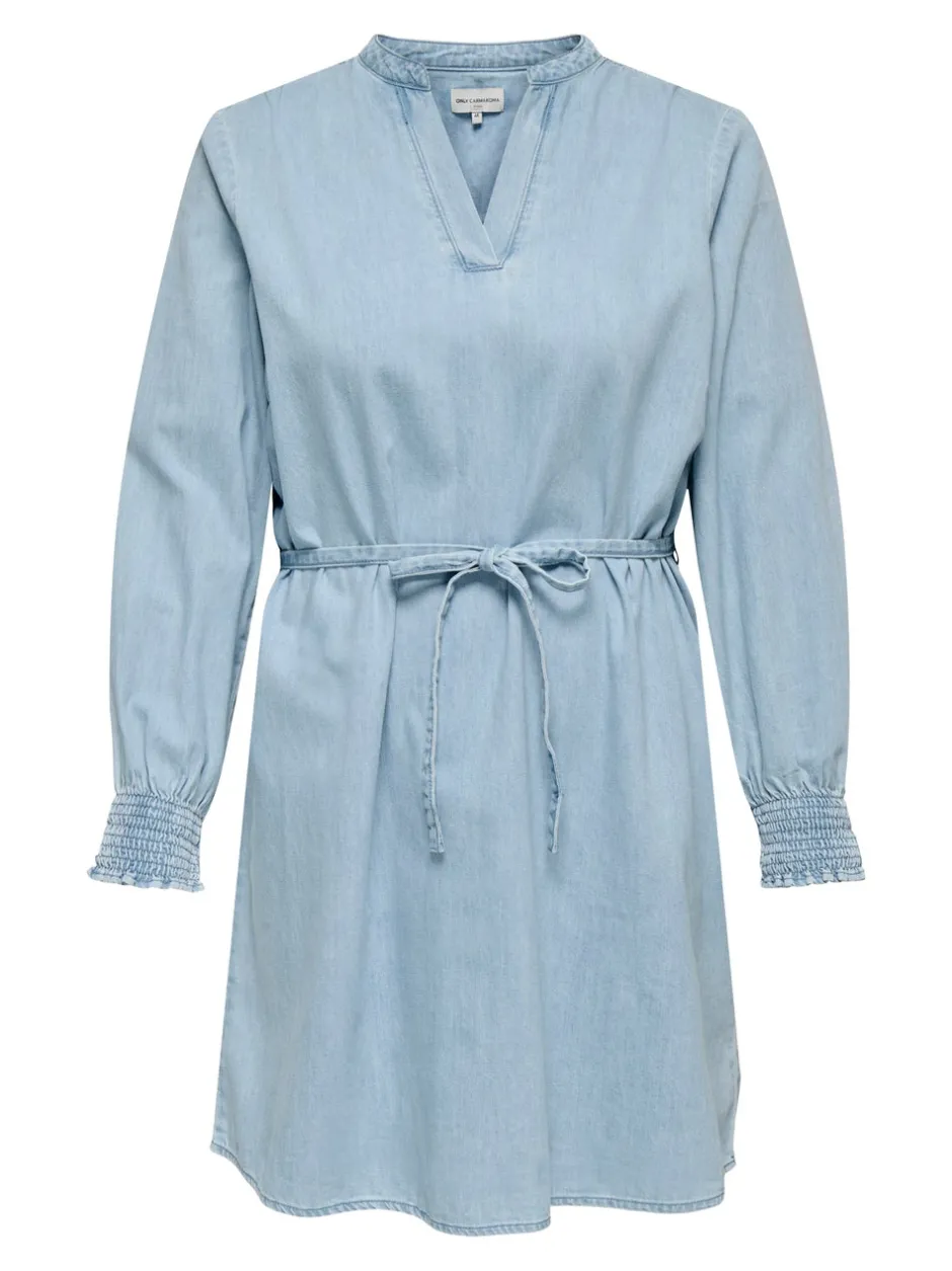 Outlet CARMETTA Midikjole Dame Kjoler|Double Denim