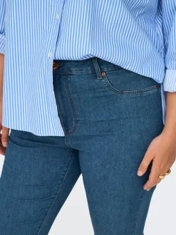 New CARMILA-IRIS Høj talje Skinny fit Ankellængde Jeans Dame Jeans|Jeans