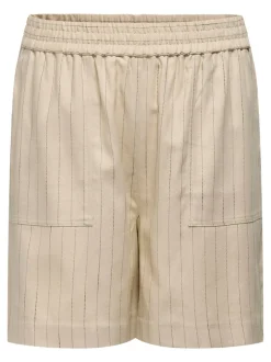 Outlet CARMONICA Mellemhøj talje Loose fit Chino-shorts Dame Shorts