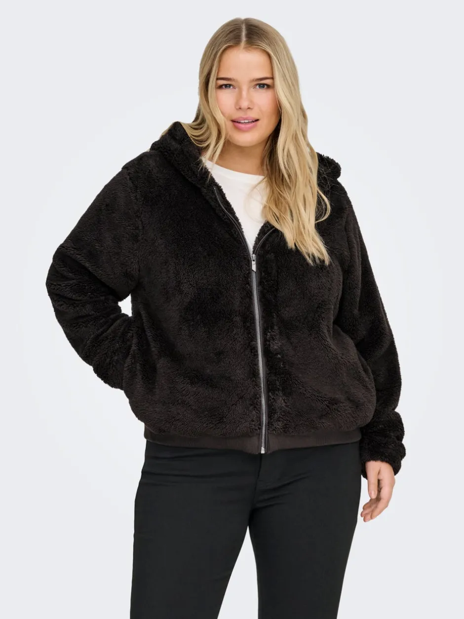 Discount CARNEWANNA Teddy-frakke Dame Jakker Og Frakker