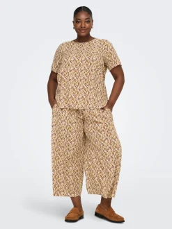 Hot CARNOVA Loose fit - cropped Bukser Dame Bukser