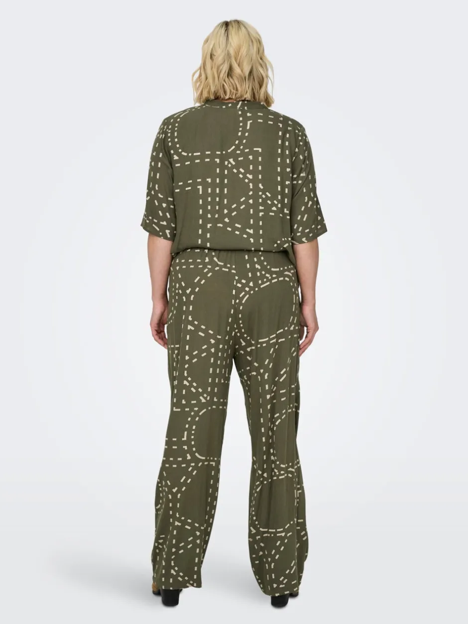 Hot CARPHOEBE Regular fit Bukser i wide fit Dame Bukser
