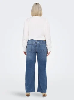 CARRADISON Høj talje Wide leg fit Jeans Dame Jeans|Jeans