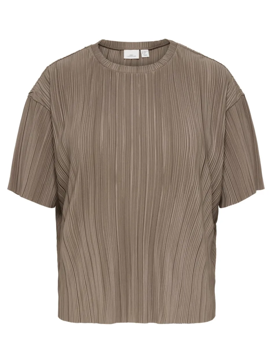 New CARRAVENNA Plisseret top Dame Toppe