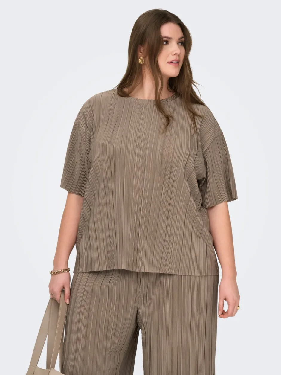 New CARRAVENNA Plisseret top Dame Toppe