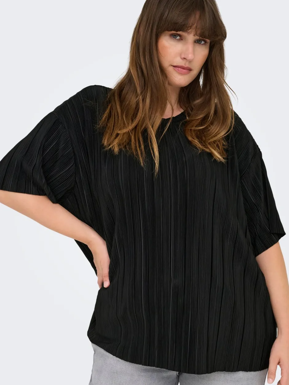 CARRAVENNA Plisseret top Dame Toppe