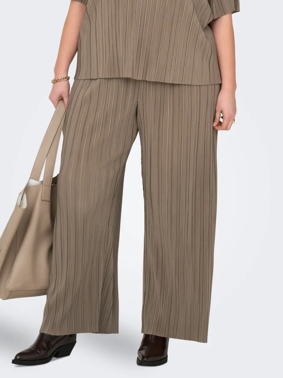 Hot CARRAVENNA Regular fit Plisserede bukser Dame Bukser