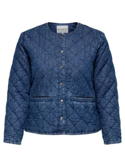 Sale CARROSA Quiltet jakke Dame Jakker Og Frakker|Double Denim