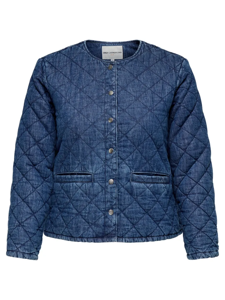 Sale CARROSA Quiltet jakke Dame Jakker Og Frakker|Double Denim