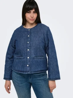 Sale CARROSA Quiltet jakke Dame Jakker Og Frakker|Double Denim