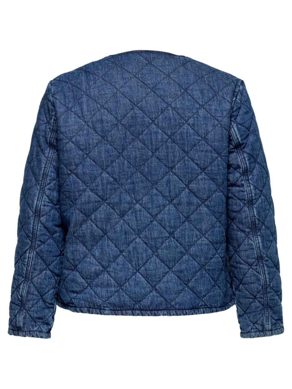 Sale CARROSA Quiltet jakke Dame Jakker Og Frakker|Double Denim