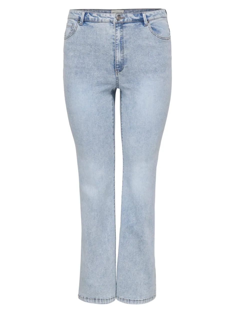 Best CARROSE Høj talje Retro flared fit Jeans Dame Jeans|Jeans
