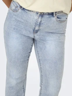 Best CARROSE Høj talje Retro flared fit Jeans Dame Jeans|Jeans