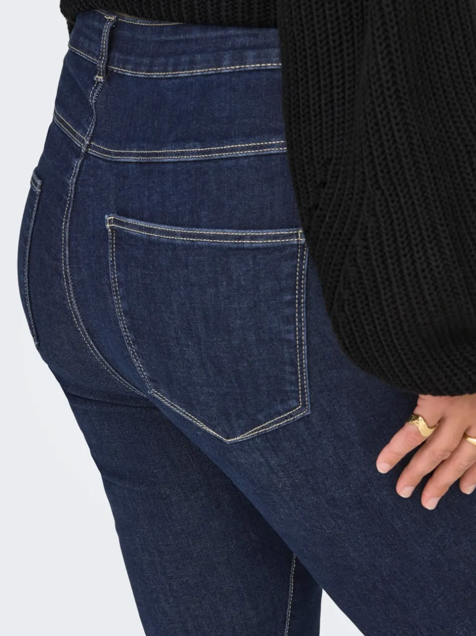 Hot CARROSE Høj talje Skinny fit Jeans Dame Jeans|Jeans