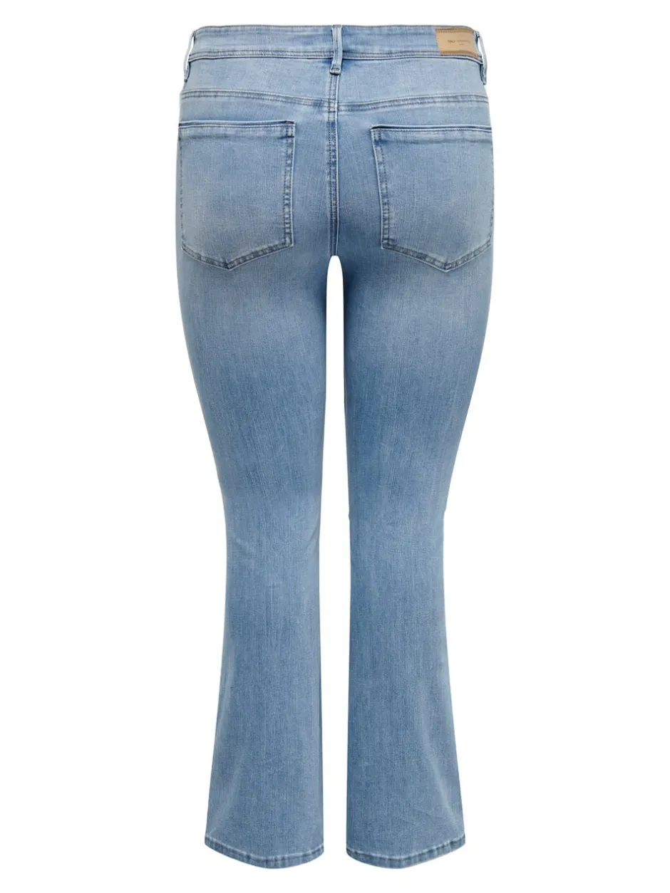 Clearance CARSALLY Høj talje Flared fit Jeans Dame Jeans|Jeans