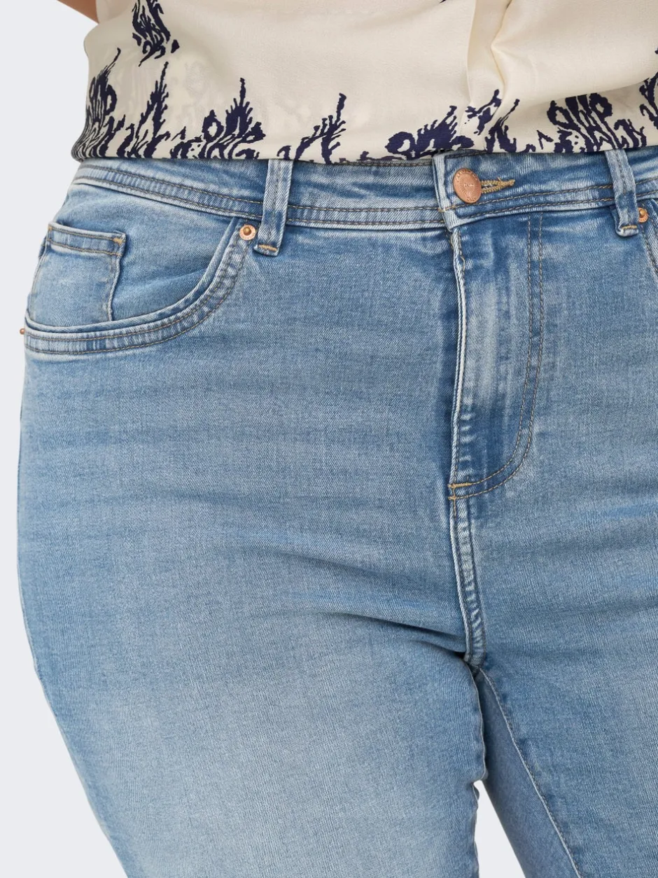 Clearance CARSALLY Høj talje Flared fit Jeans Dame Jeans|Jeans
