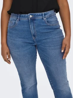Discount CARSALLY Mellemhøj talje Flared fit Jeans Dame Jeans|Jeans