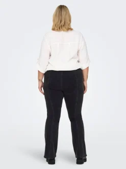 CARSALLY Mellemhøj talje Flared fit Jeans Dame Jeans|Jeans