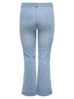 Clearance CARSALLY Mellemhøj talje Flared fit Jeans Dame Jeans|Jeans