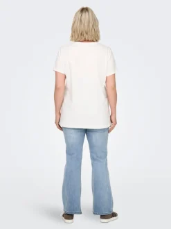 Clearance CARSALLY Mellemhøj talje Flared fit Jeans Dame Jeans|Jeans