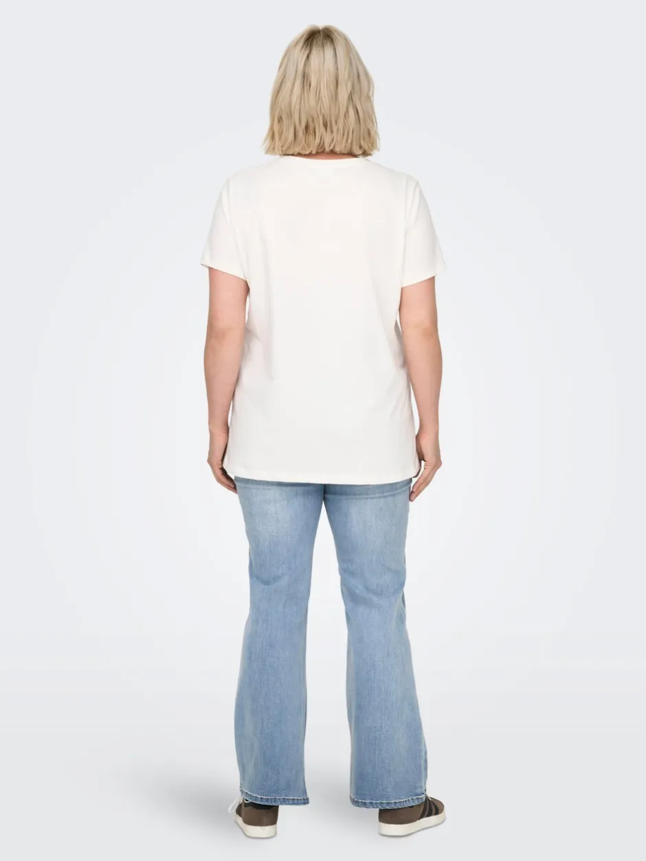 Clearance CARSALLY Mellemhøj talje Flared fit Jeans Dame Jeans|Jeans