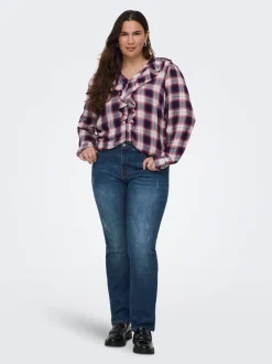 Sale CARSALLY Mellemhøj talje Slim fit Jeans Dame Jeans|Jeans