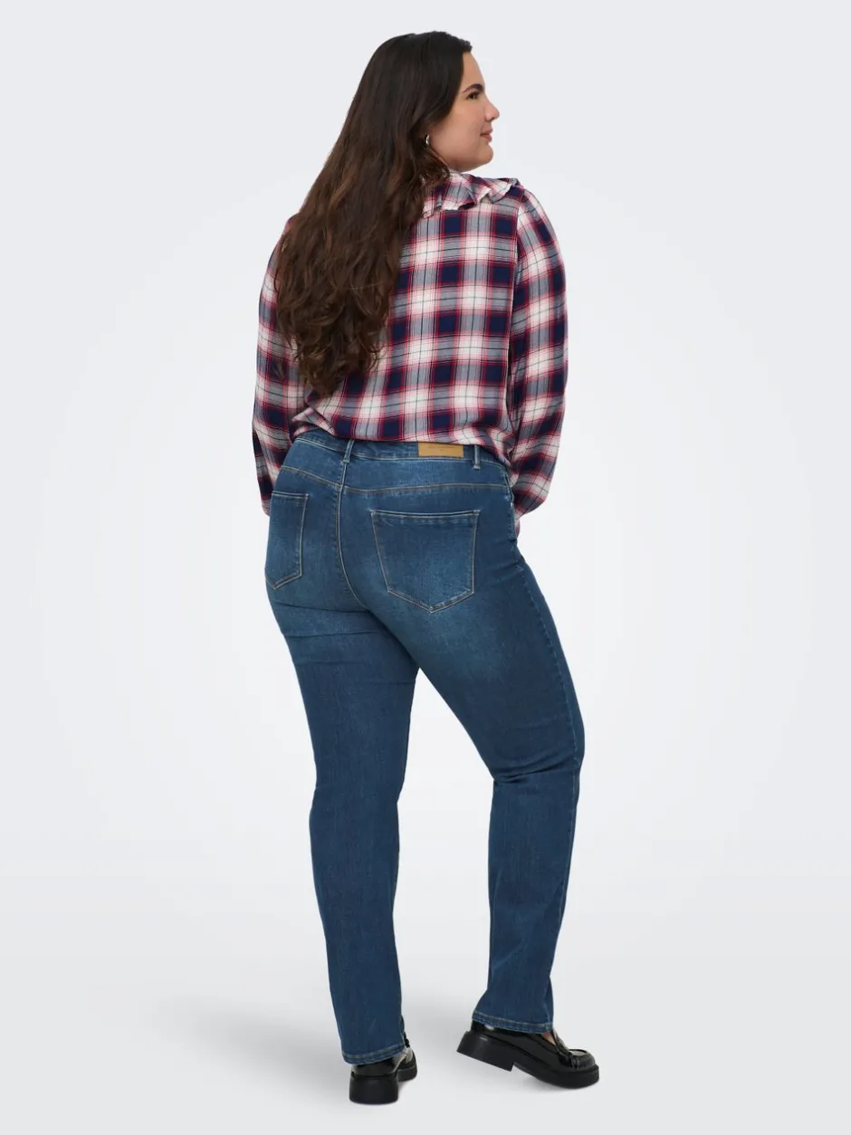 Sale CARSALLY Mellemhøj talje Slim fit Jeans Dame Jeans|Jeans