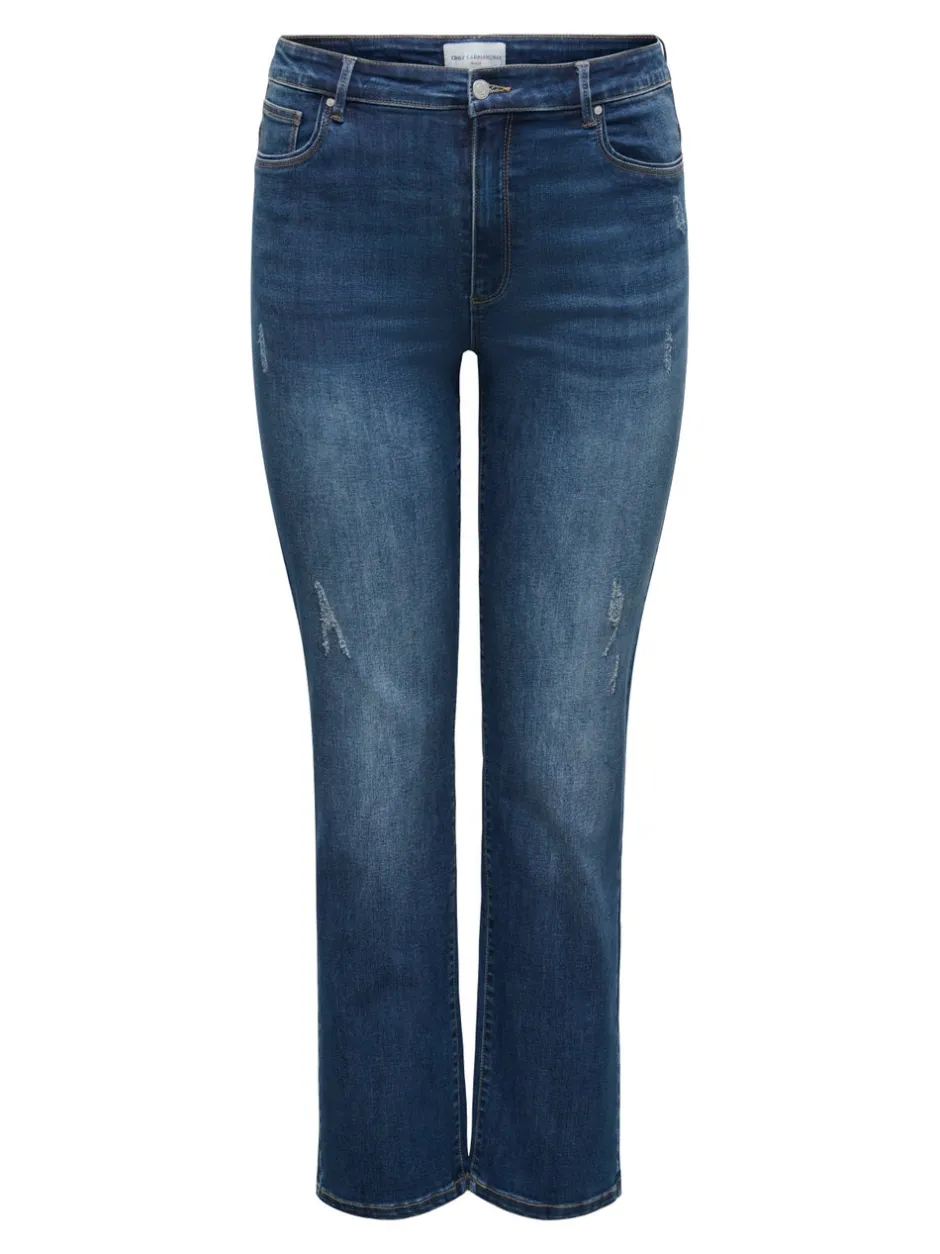 Sale CARSALLY Mellemhøj talje Slim fit Jeans Dame Jeans|Jeans