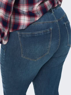Sale CARSALLY Mellemhøj talje Slim fit Jeans Dame Jeans|Jeans