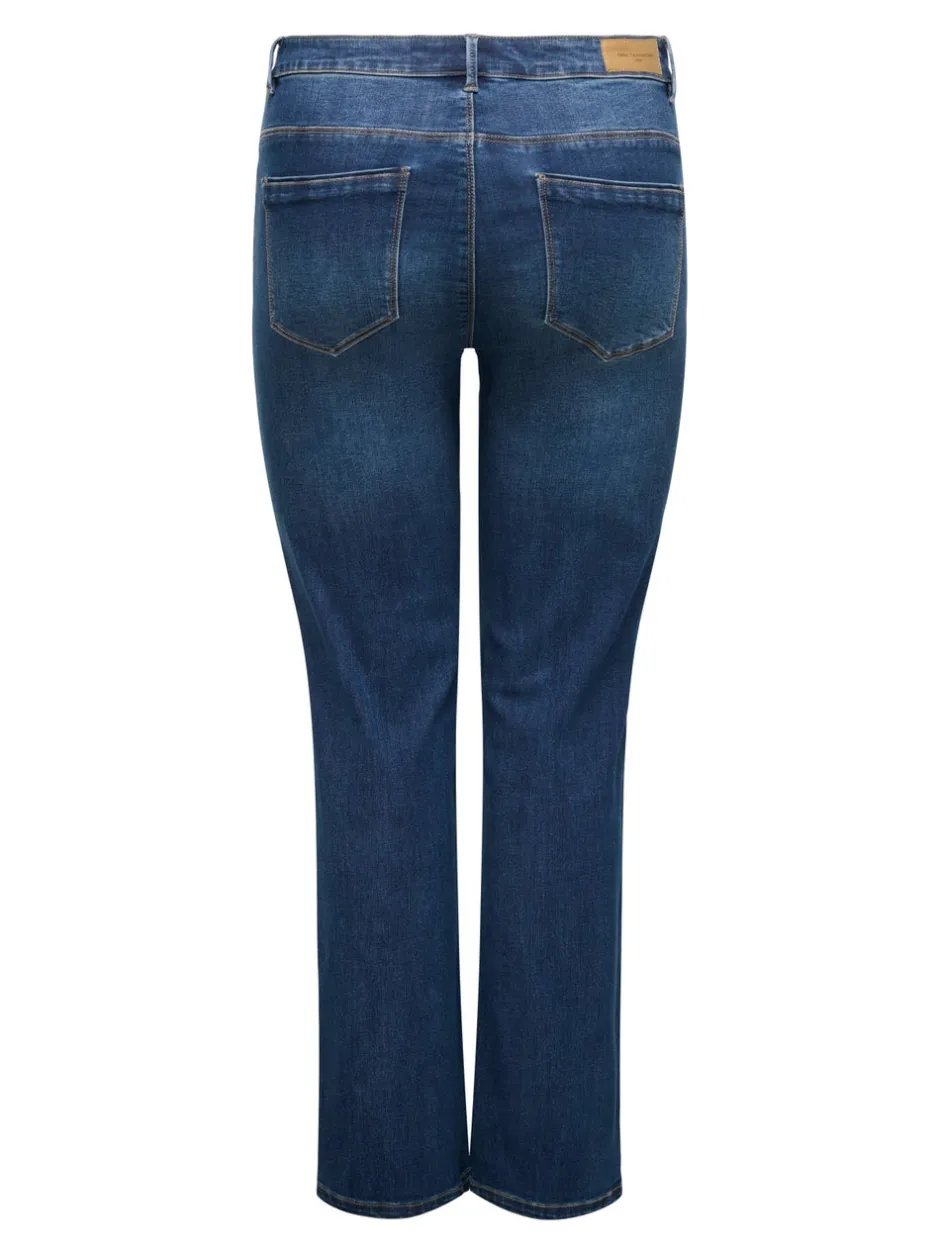 Sale CARSALLY Mellemhøj talje Slim fit Jeans Dame Jeans|Jeans