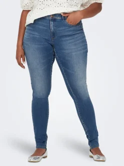 Outlet CARSALLY Mellemhøj talje Skinny fit Jeans Dame Jeans|Jeans