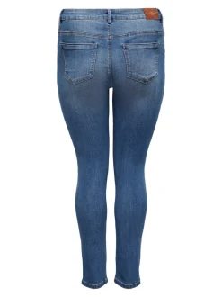 Outlet CARSALLY Mellemhøj talje Skinny fit Jeans Dame Jeans|Jeans