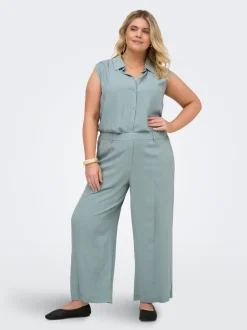 CARSIESTA Cropped fit Hør Culottebukser Dame Bukser