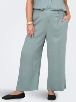 CARSIESTA Cropped fit Hør Culottebukser Dame Bukser