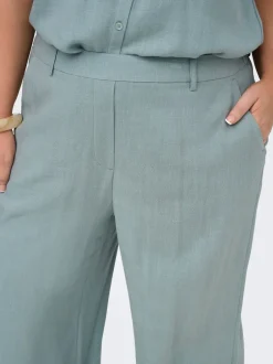 CARSIESTA Cropped fit Hør Culottebukser Dame Bukser