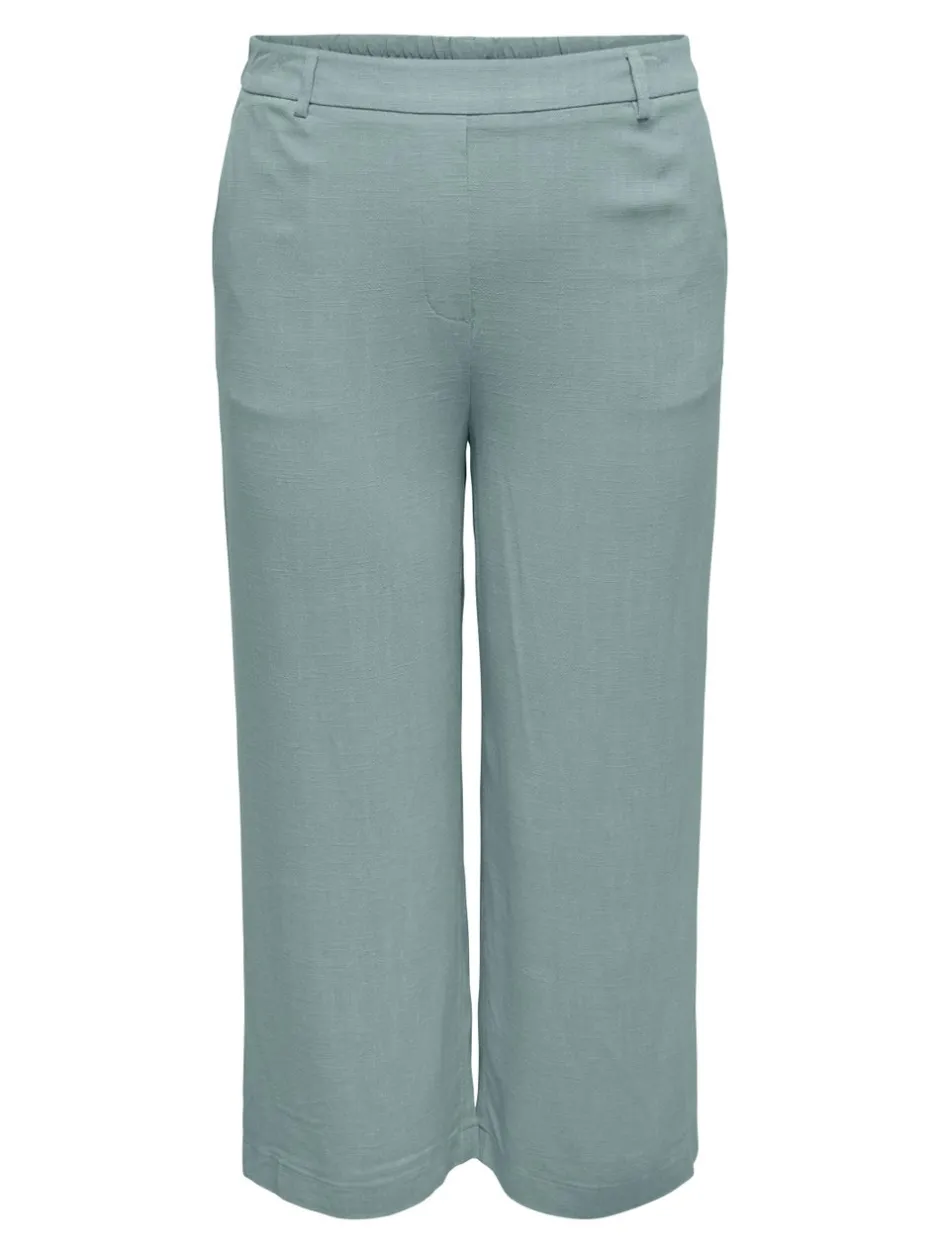 CARSIESTA Cropped fit Hør Culottebukser Dame Bukser