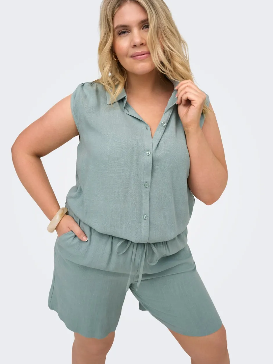 Online CARSIESTA Loose fit Hør Shorts Dame Shorts