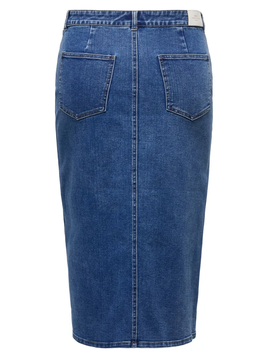 Best CARSIRI Nederdel Midinederdel Dame Nederdele|Double Denim