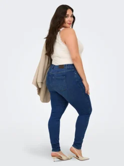Hot CARSNOW Høj talje Skinny fit Jeans Dame Jeans|Jeans